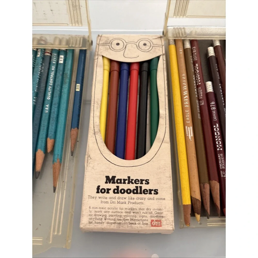 Huge Lot 40+ Vintage‎ Mechanical Pencil Leads Koh-I-Noor, Eagle, markers Japan